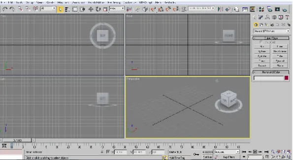 Gambar II.5. Interface 3ds Max 2009  (Sumber : Adhi Dharma Suriyanto, 2010 : 2) 