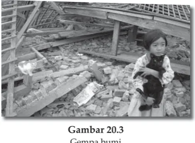Gambar 20.3Gempa bumi
