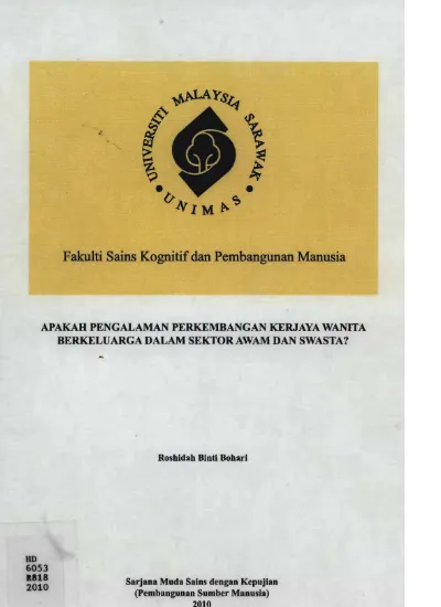 Fakulti Sains Kognitif Dan Pembangunan Manusia