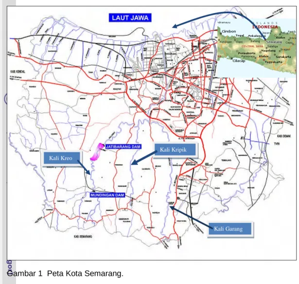 Gambar 1 Peta Kota Semarang.