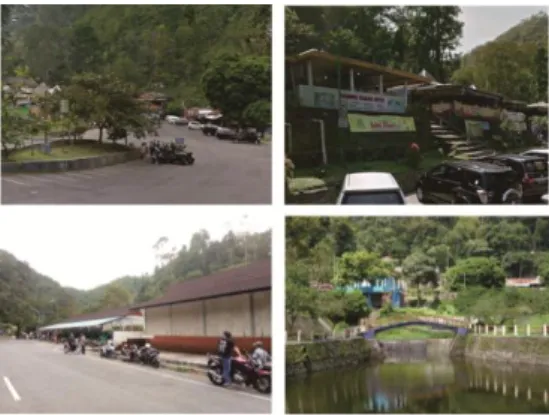 Gambar 1. Kondisi Eksisting Kawasan Tlogo Putri Kaliurang  Sumber: Dokumentasi Penulis, 2019 