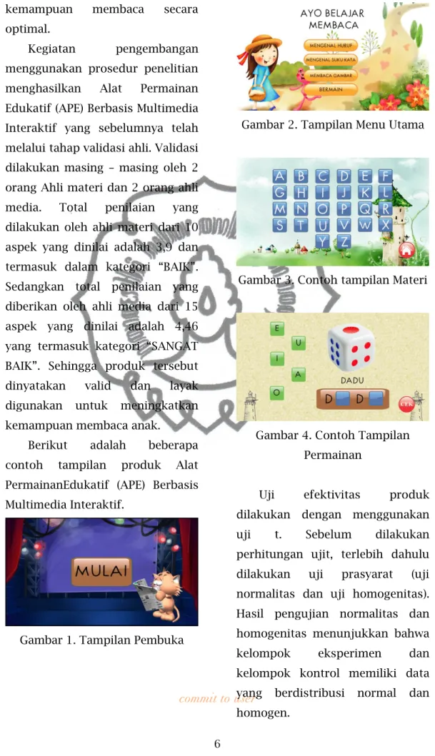 Gambar 1. Tampilan Pembuka 