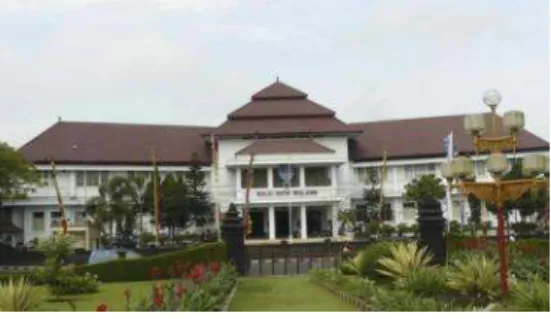 Gambar 1.  Balai Kota Malang 