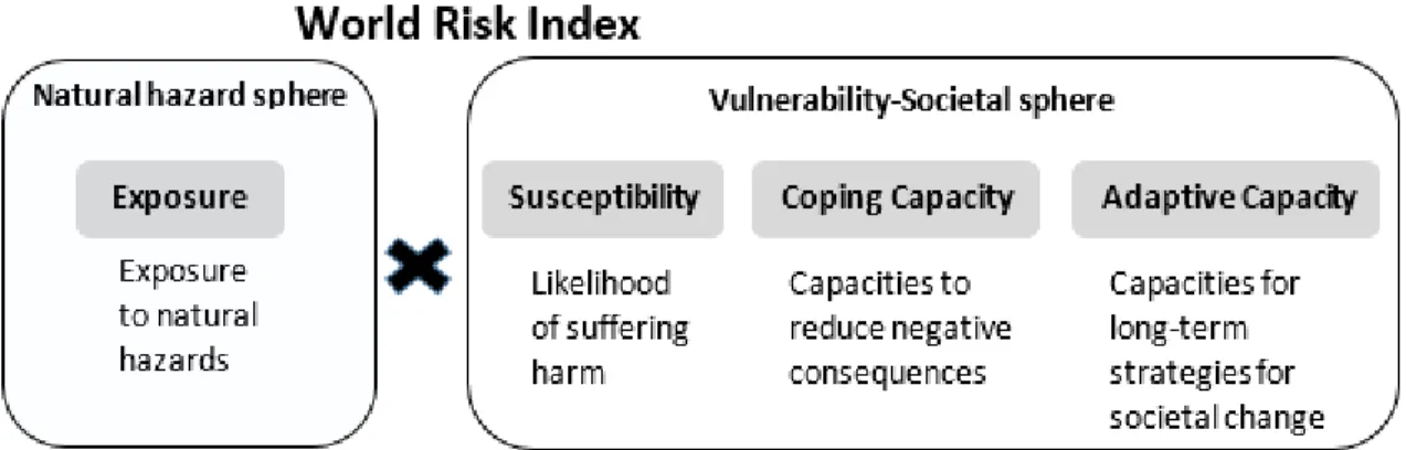 Gambar 2.1. Struktur Konsep World Risk Index 