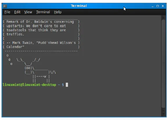 Gambar 3.17 Terminal Linux 