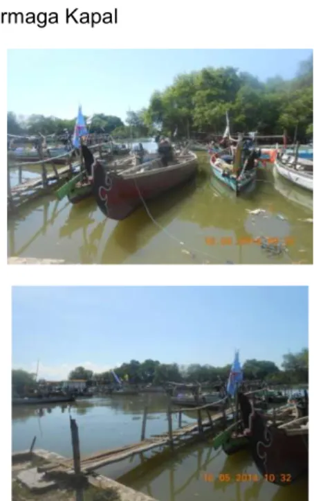 Gambar 3 Kapal Penangkapan Ikan  Kapal  penangkapan  ikan  yang  digunakan  nelayan  di TPI Juanda  masih menggunakan  kapal  kecil  atau  yang  biasa  disebut  perahu  seperti  gambar  3