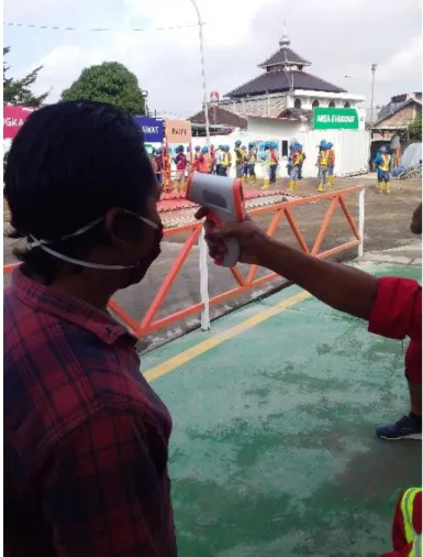 Gambar 4. 19. Penerapan Physical Distancing  