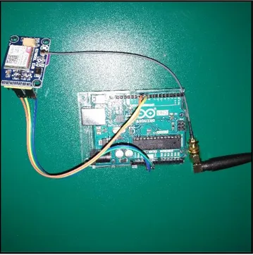 Gambar 7. Arduino Uno dan Modul SIM800L Sesudah Dirangkai 