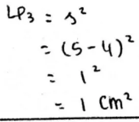 Gambar 4.  Hasil Jawaban S1 ketika Menyelesaikan Masalah 1