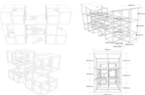 Gambar 4. Sistem konstruksi Modular Rumah Besi 