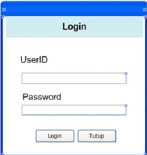 Gambar 7. Desain Form Input Data Guru  3. Form Input Data Kelas 