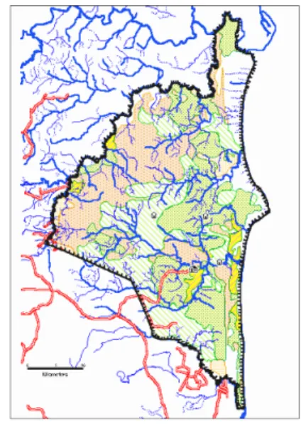Gambar 1.  Peta Taman Nasional Way Kambas  METODE 