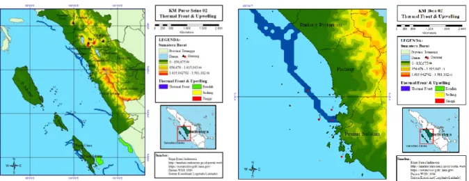 Gambar 4. Posisi Penangkapan pada KM Ibra 02 dan KM Purse Seine 02 