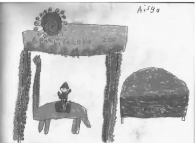 Gambar 4 karya anak usia 6 tahun 