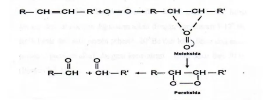 Gambar 4  Mekanisme reaksi oksidasi (Ketaren 2005). 