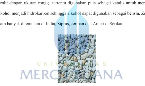 Gambar 3.4 Zeolit 