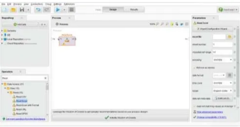 Gambar 4.4 Tampilan Process Read Excel 