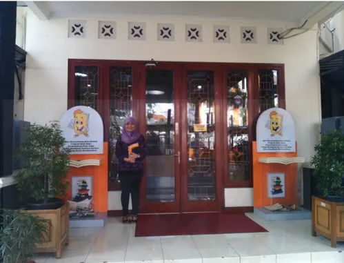 Gambar 1: Pintu Masuk dan Jendela Perpustakan Kota Yogyakarta 