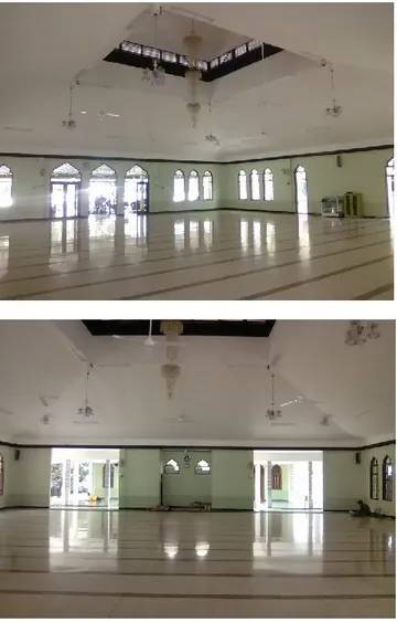 Gambar 3.5 Tampak dalam Masjid Darul Hikmah 