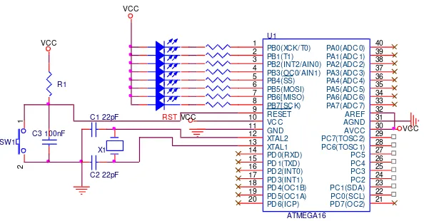 Gambar 3.1 Hasil pemasangan komponen rangkaian lampu led 