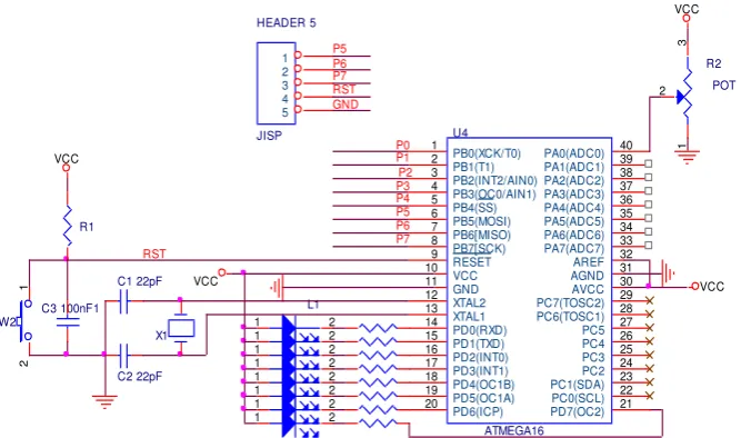 Gambar 4.2 Hasil pemasangan komponen ADC LED 