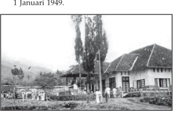 Gambar 2.1.8 Gedung tempat perundingan di Linggarjati, sebelah selatan Cirebon pada bulan November 1946.
