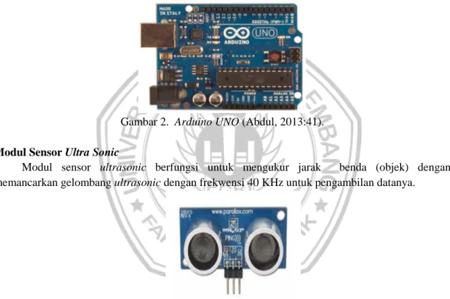 Gambar 2.  Arduino UNO (Abdul, 2013:41). 