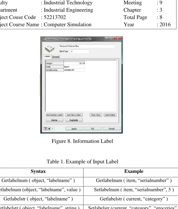 Figure 8. Information Label 