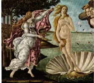 Gambar  1,  Sandro  Botticelli.  ‘The  Birth  of  Venus’.  1480.  Canvas,  5’  8  x  9’  1”