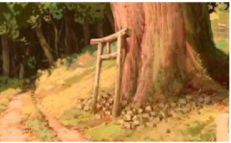 Gambar 3.2 Torii Dalam Anime 