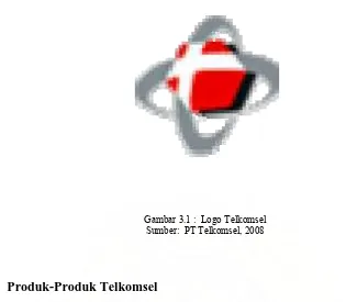 Gambar 3.1 :  Logo Telkomsel 