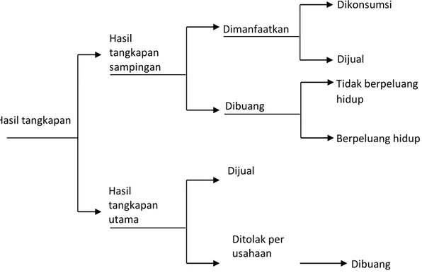 Gambar 1. Bagan kategori hasil tangkapan           