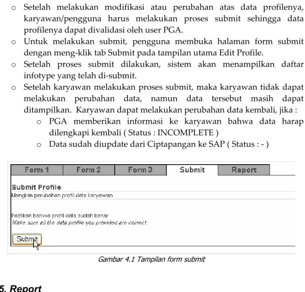 Gambar 4.1 Tampilan form submit 