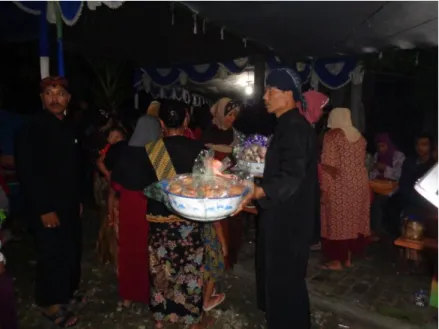 Gambar 2 Baskom sebagai wadah gawan