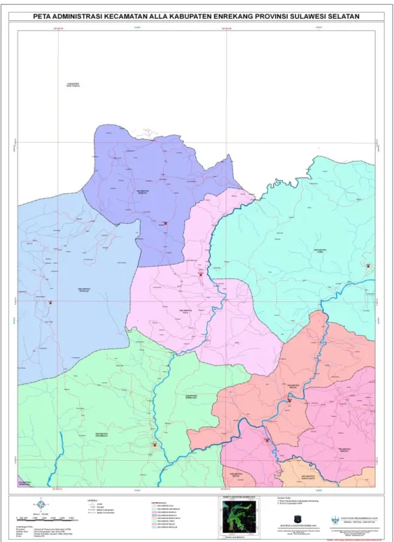 Gambar 4.1 Peta Kecamatan Alla 