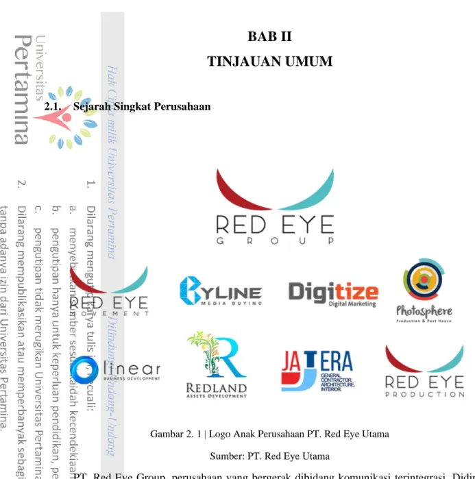 Gambar 2. 1 | Logo Anak Perusahaan PT. Red Eye Utama  Sumber: PT. Red Eye Utama 