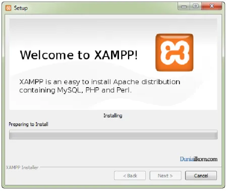 Gambar 5.14 Installation Xampp 