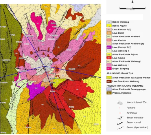 Gambar  2. Peta geologi Kota Malang. 