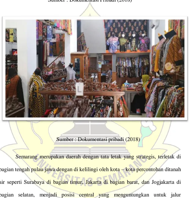 Gambar 4.2 Galeri Batik Ngesti Pandowo Bapak Tri Utomo 