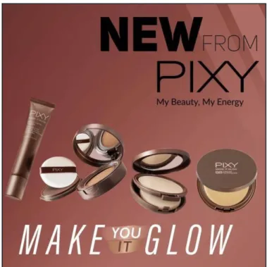 Gambar 1.4 PIXY Series Make It Glow  Sumber: pixy.co.id (2019) 