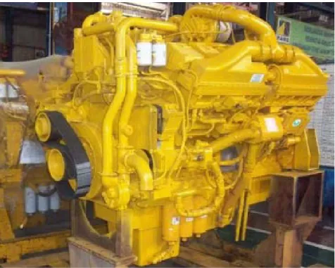 Gambar 1. Unit diesel engine cummins QSK 45  Tabel 2. Spesifikasi bahan bakar Biodiesel B10 