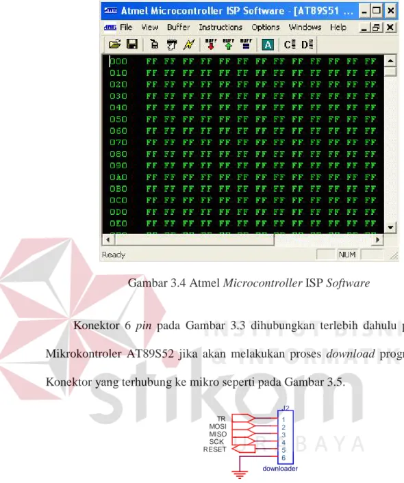Gambar 3.4 Atmel Microcontroller ISP Software 