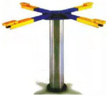 Gambar 3.1. Single Post Car Lift 