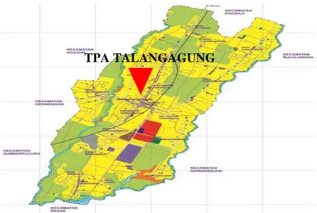 Gambar 1. 2 Lokasi TPA Talangagung 
