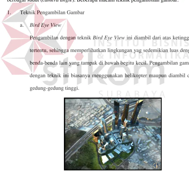 Gambar 2.1 Bird Eye View  (Sumber: sampdoria.devianart.com) 