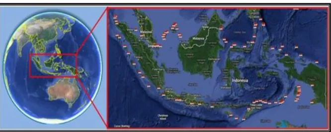Gambar 2-1: Wilayah Penelitian: Pulau-Pulau Kecil Terluar di NKRI 