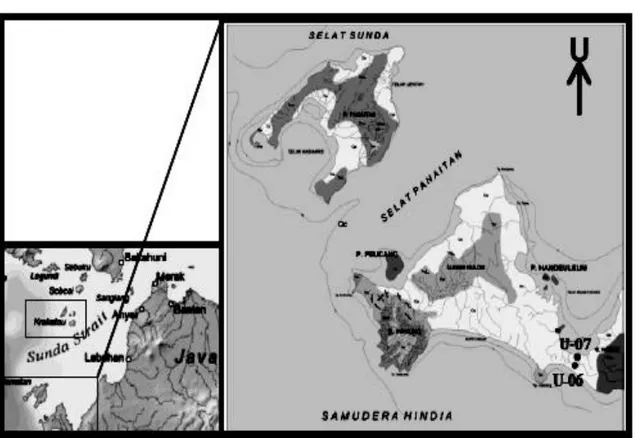 Gambar 1. Lokasi penelitian, tanpa skala (Atmawinata dan Abidin, 1991) 