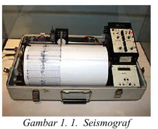 Gambar 1. 1.  Seismograf 