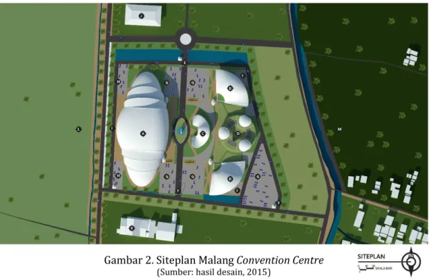 Gambar 2. Siteplan Malang Convention Centre