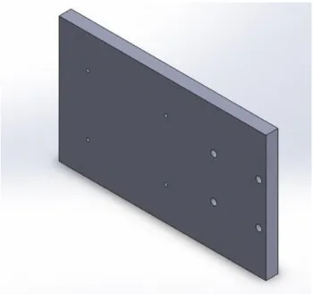 Gambar 4.13 Base Plate 